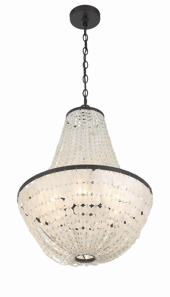 Crystorama BRIELLE BRI-3006-DB Chandelier Contemporary - Dark Bronze