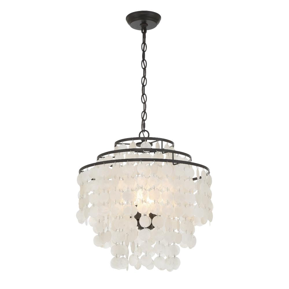 Crystorama BRIELLE BRI-3008-DB Chandelier Contemporary - Dark Bronze