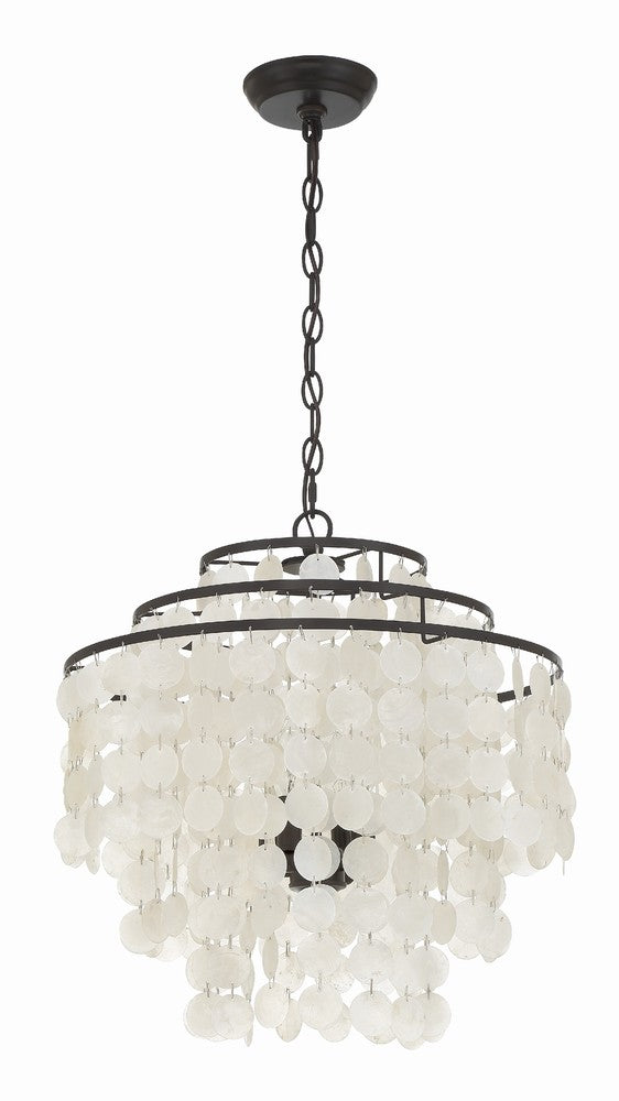 Crystorama BRIELLE BRI-3008-DB Chandelier Contemporary - Dark Bronze