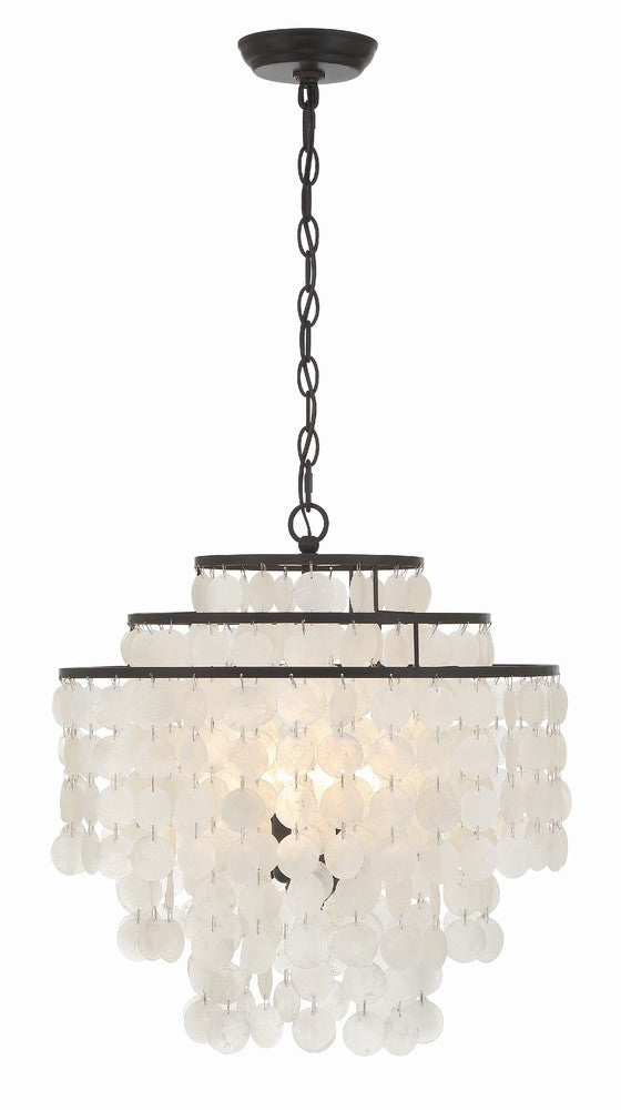 Crystorama BRIELLE BRI-3008-DB Chandelier Contemporary - Dark Bronze