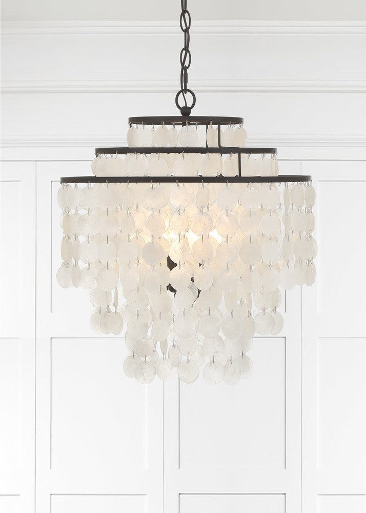 Crystorama BRIELLE BRI-3008-DB Chandelier Contemporary - Dark Bronze