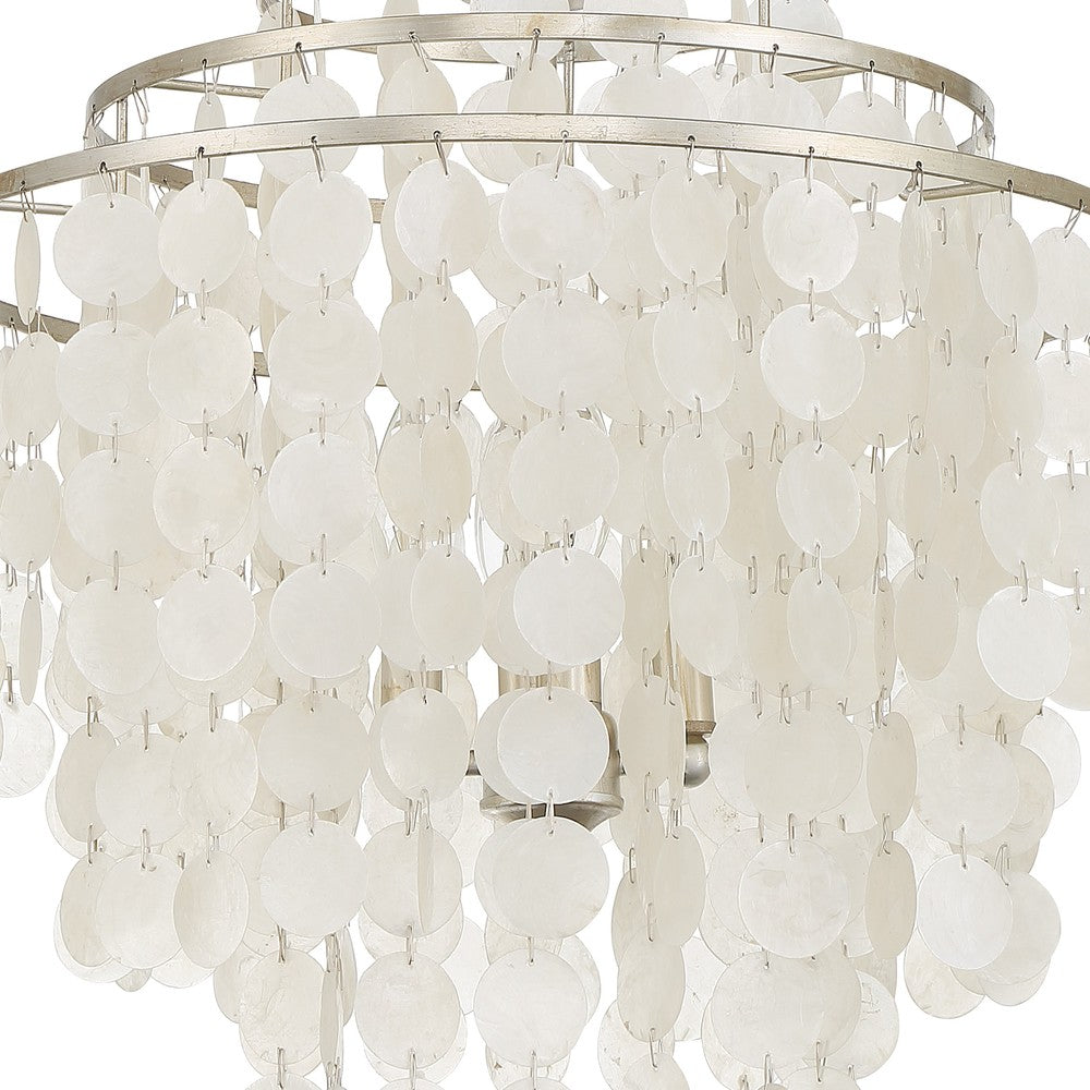 Crystorama BRIELLE BRI-3008-SA Chandelier Contemporary - Antique Silver