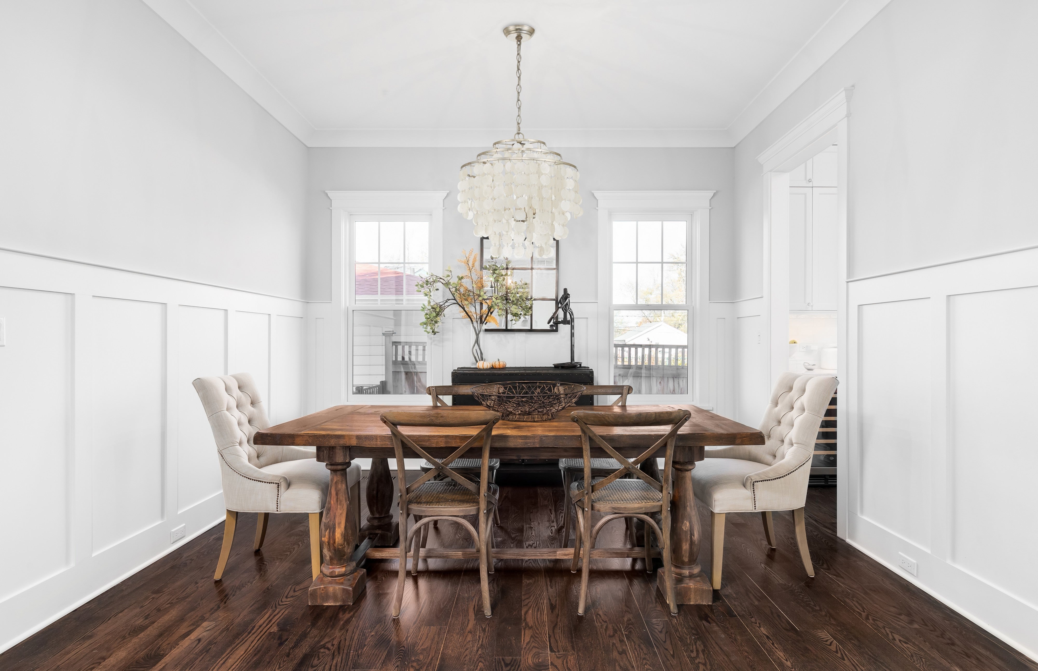 Crystorama Brielle BRI-3008-SA – 18 Inch – 4 Light – Chandelier – Antique Silver – Damp Rated