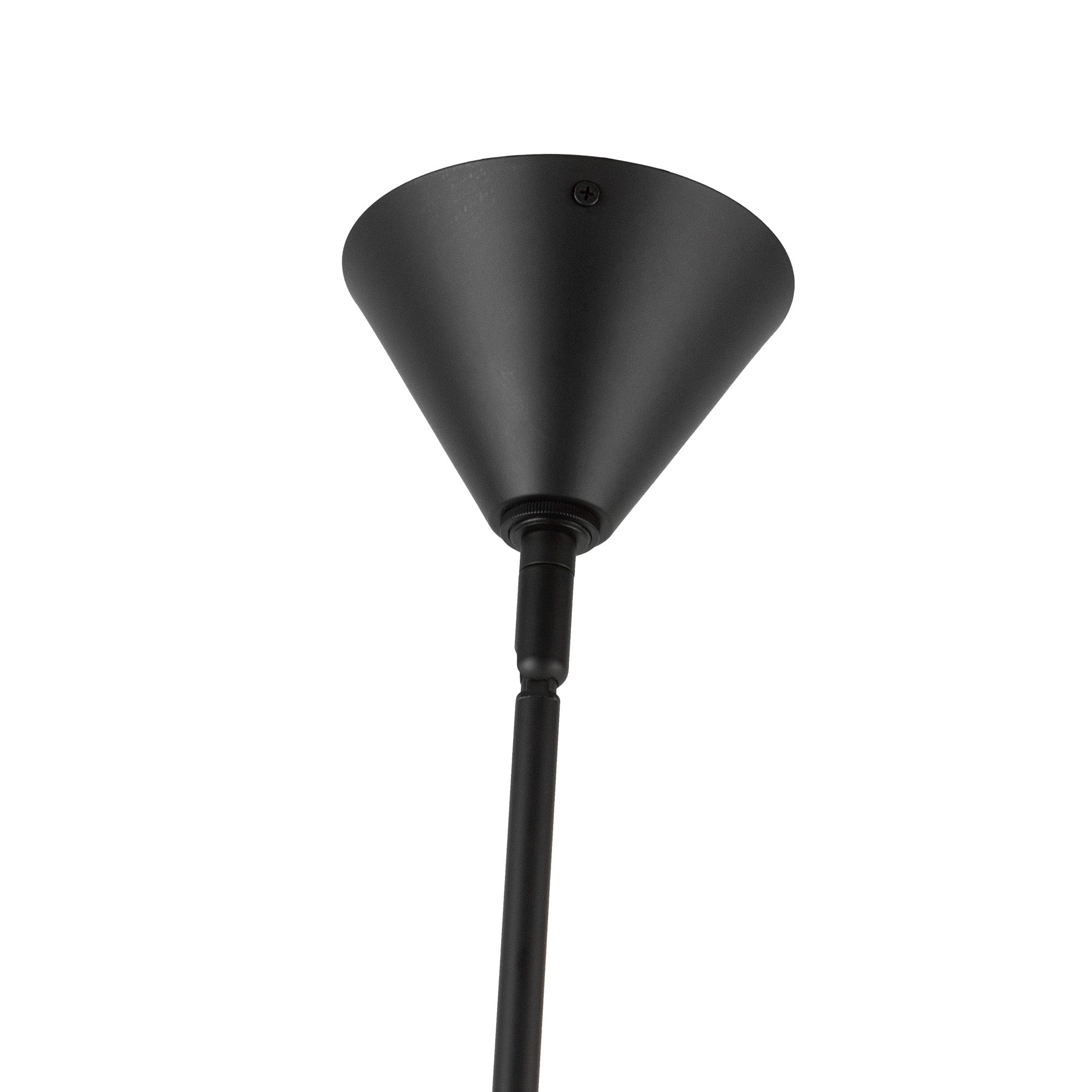 Bridgette 45-in Matte Black/White Linen Socket Chandelier