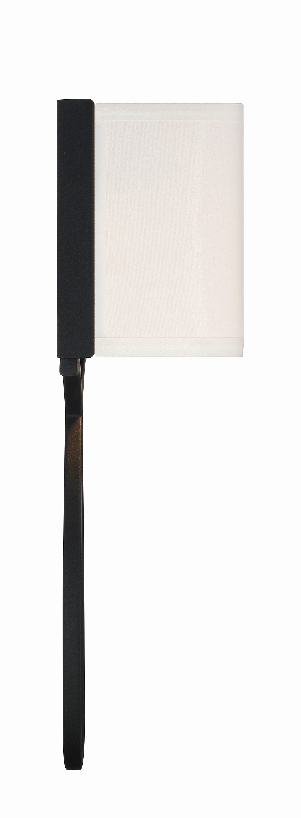 Crystorama Brinkley BRK-A3702-BF – 10 Inch – 2 Light – Sconce – Black Forged – Damp Rated