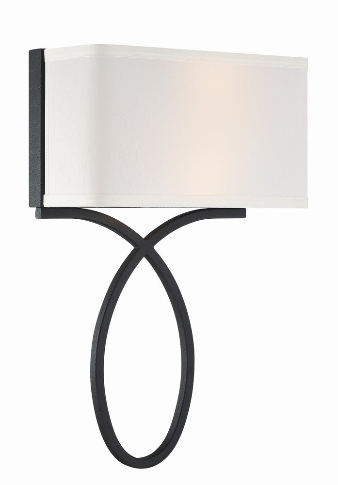 Crystorama BRINKLEY BRK-A3702-BF Chandelier Contemporary - Black Forged