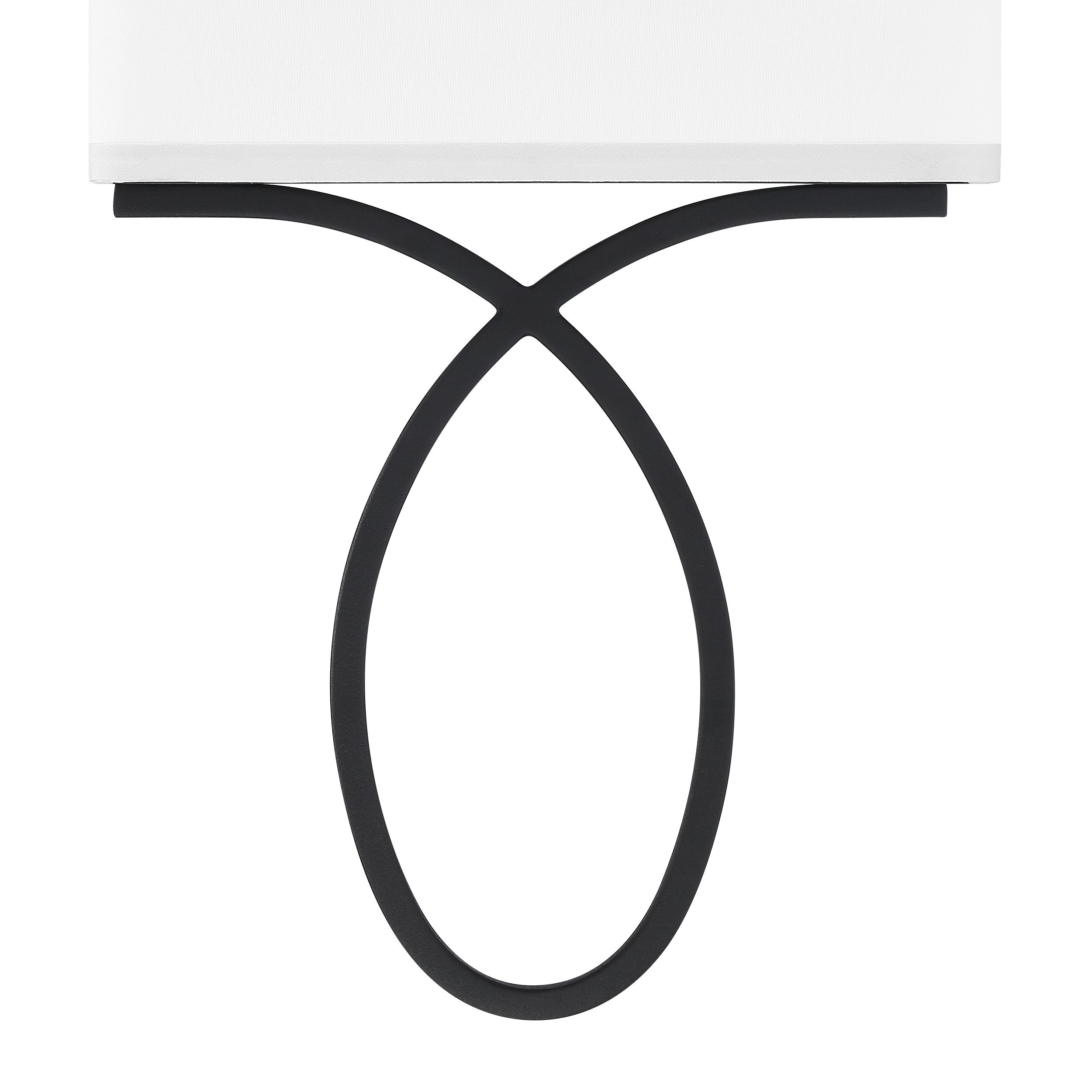 Crystorama Brinkley BRK-A3702-BF – 10 Inch – 2 Light – Sconce – Black Forged – Damp Rated