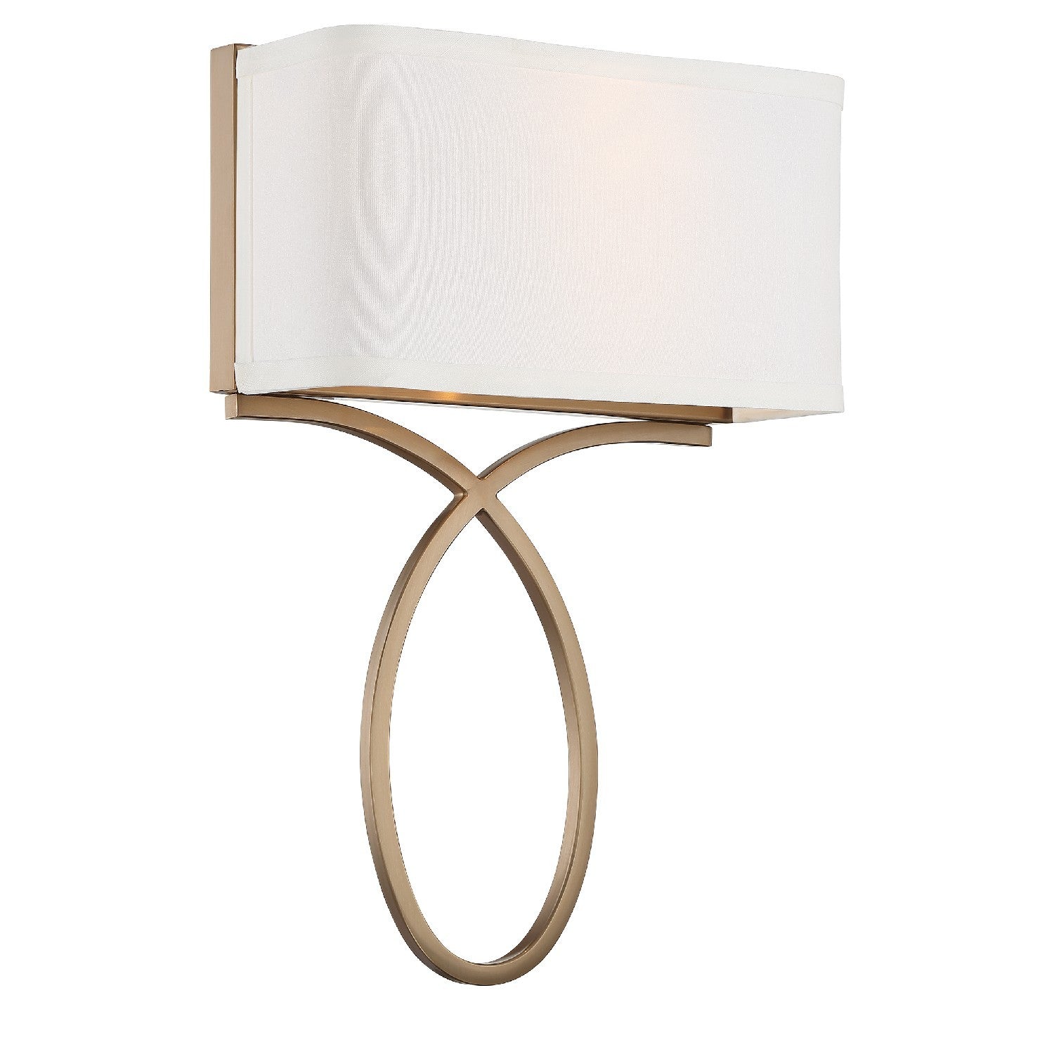 Crystorama Brinkley BRK-A3702-VG – 10 Inch – 2 Light – Sconce – Vibrant Gold – Damp Rated