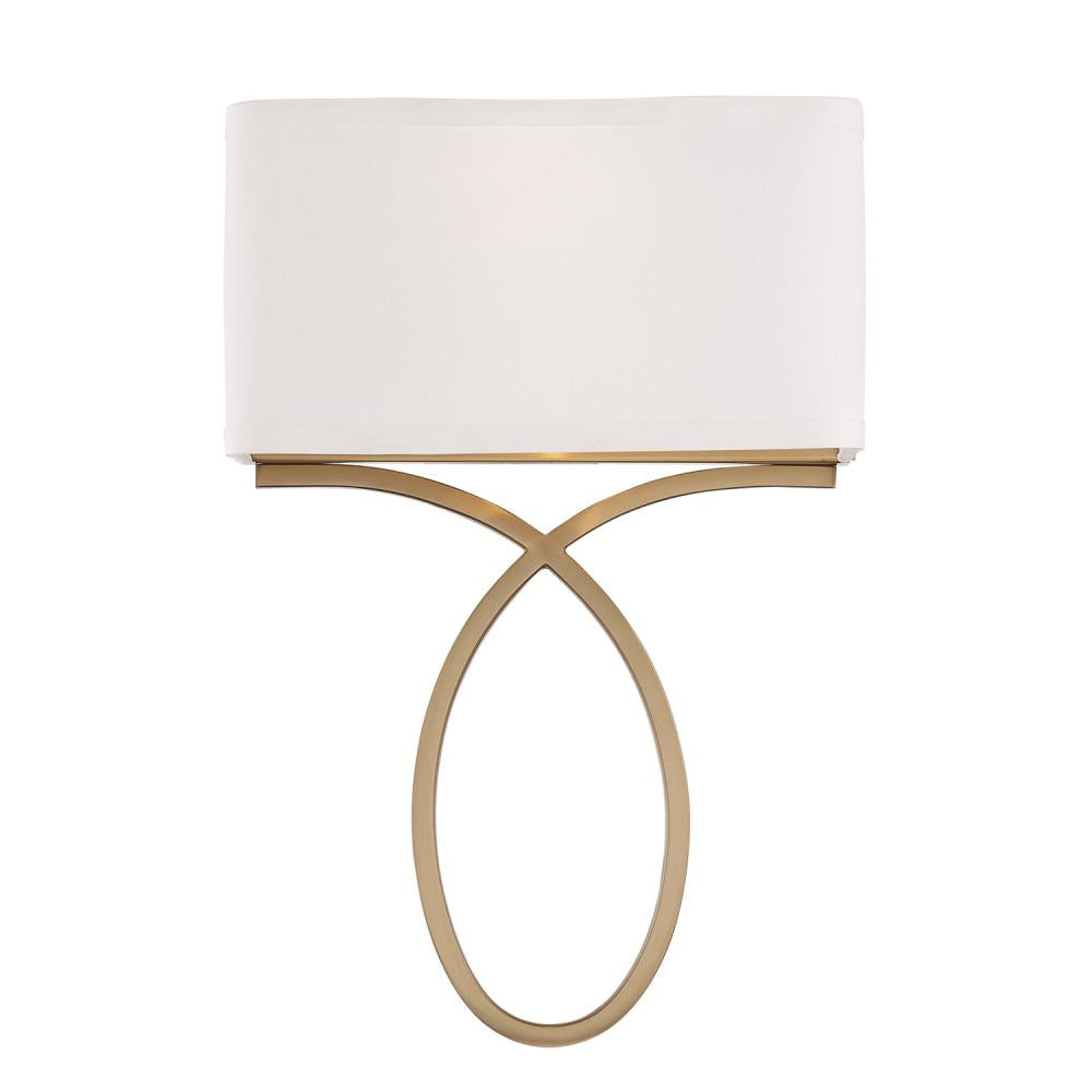 Crystorama BRINKLEY BRK-A3702-VG Sconce Contemporary - Vibrant Gold