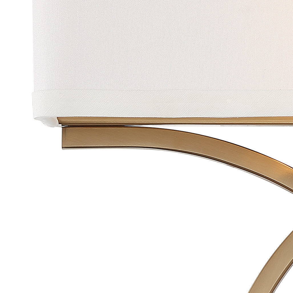 Crystorama Brinkley BRK-A3702-VG – 10 Inch – 2 Light – Sconce – Vibrant Gold – Damp Rated