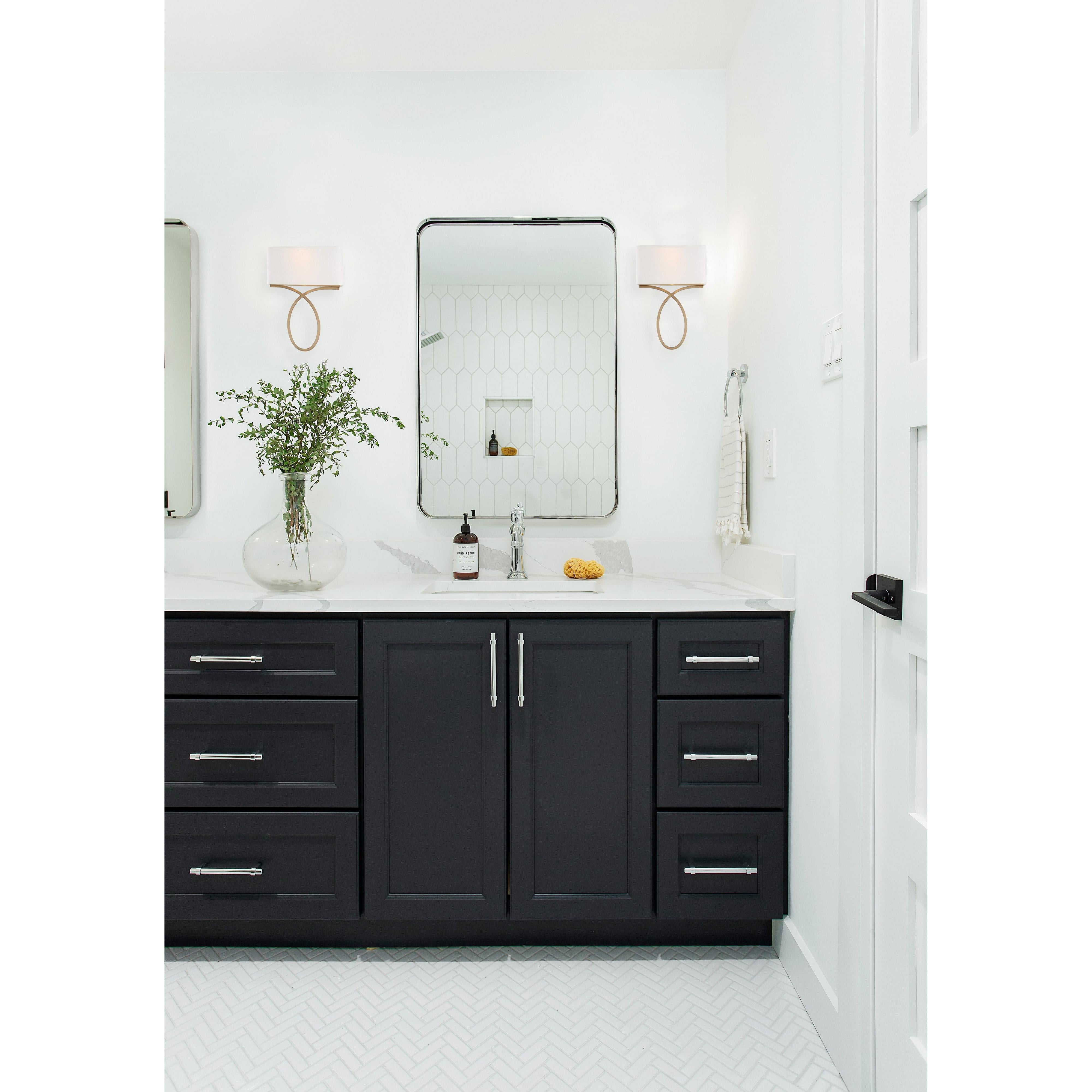 Crystorama Brinkley BRK-A3702-VG – 10 Inch – 2 Light – Sconce – Vibrant Gold – Damp Rated