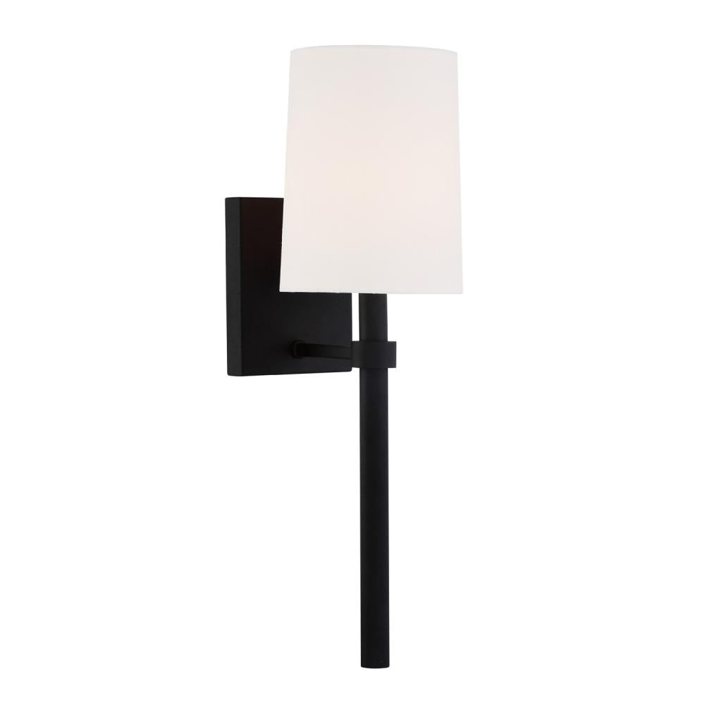 Crystorama BROMLEY BRO-451-BF Sconce Modern - Black Forged