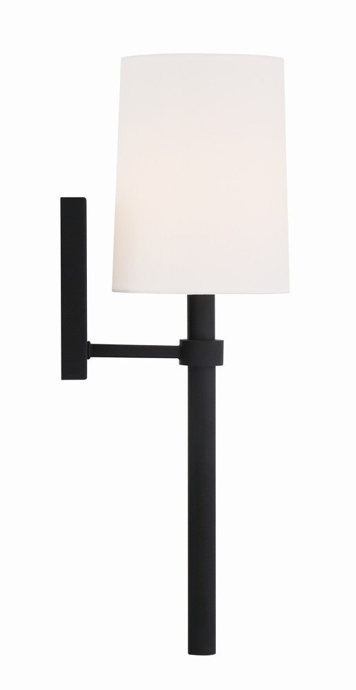 Crystorama BROMLEY BRO-451-BF Sconce Modern - Black Forged