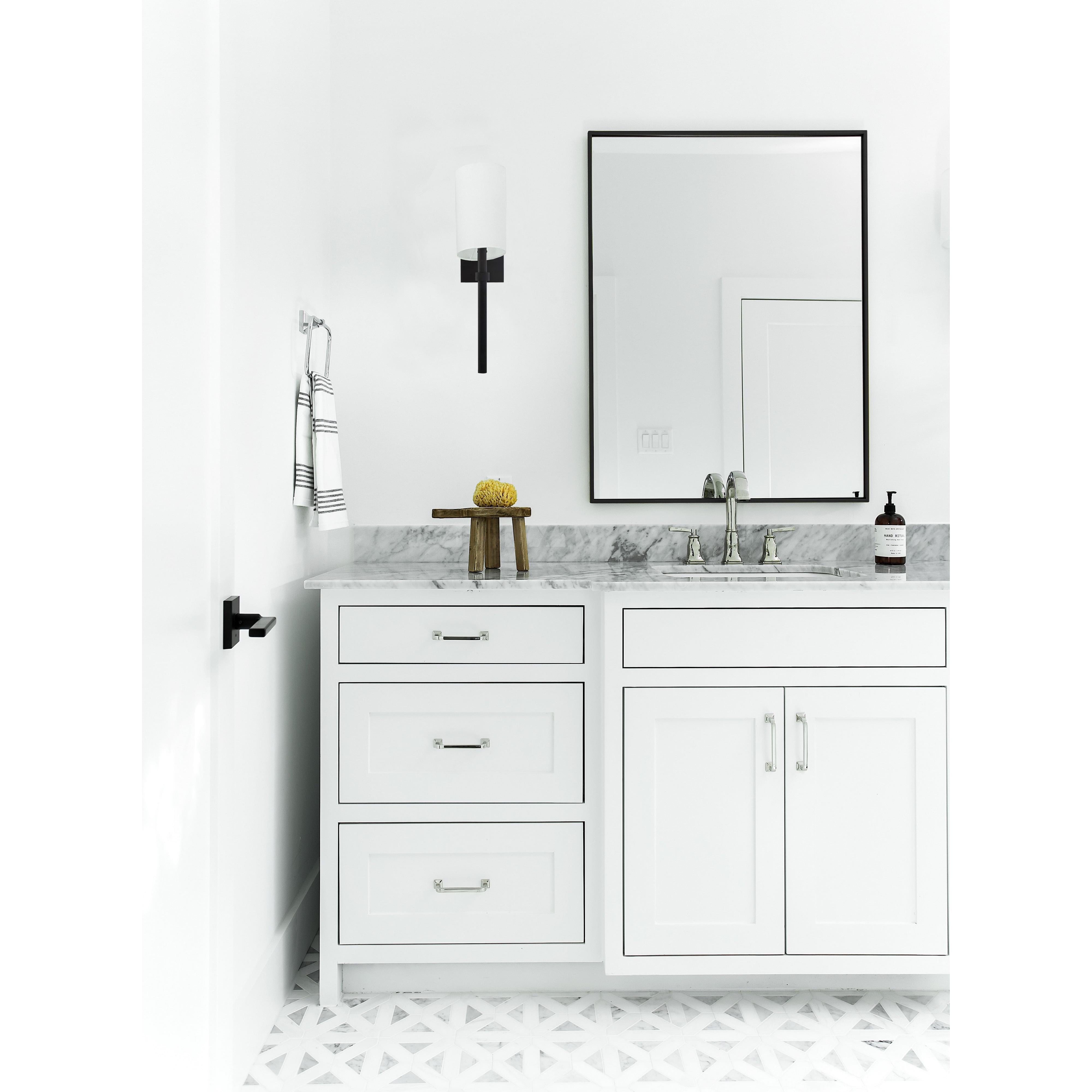 Crystorama Bromley BRO-451-BF – 5.5 Inch – 1 Light – Sconce – Black Forged – Damp Rated