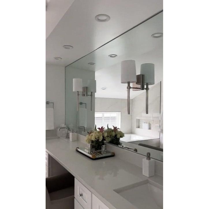 Crystorama Bromley BRO-451-PN – 5.5 Inch – 1 Light – Sconce – Polished Nickel – Damp Rated