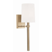 Crystorama Bromley BRO-451-VG – 5.5 Inch – 1 Light – Sconce – Vibrant Gold – Damp Rated