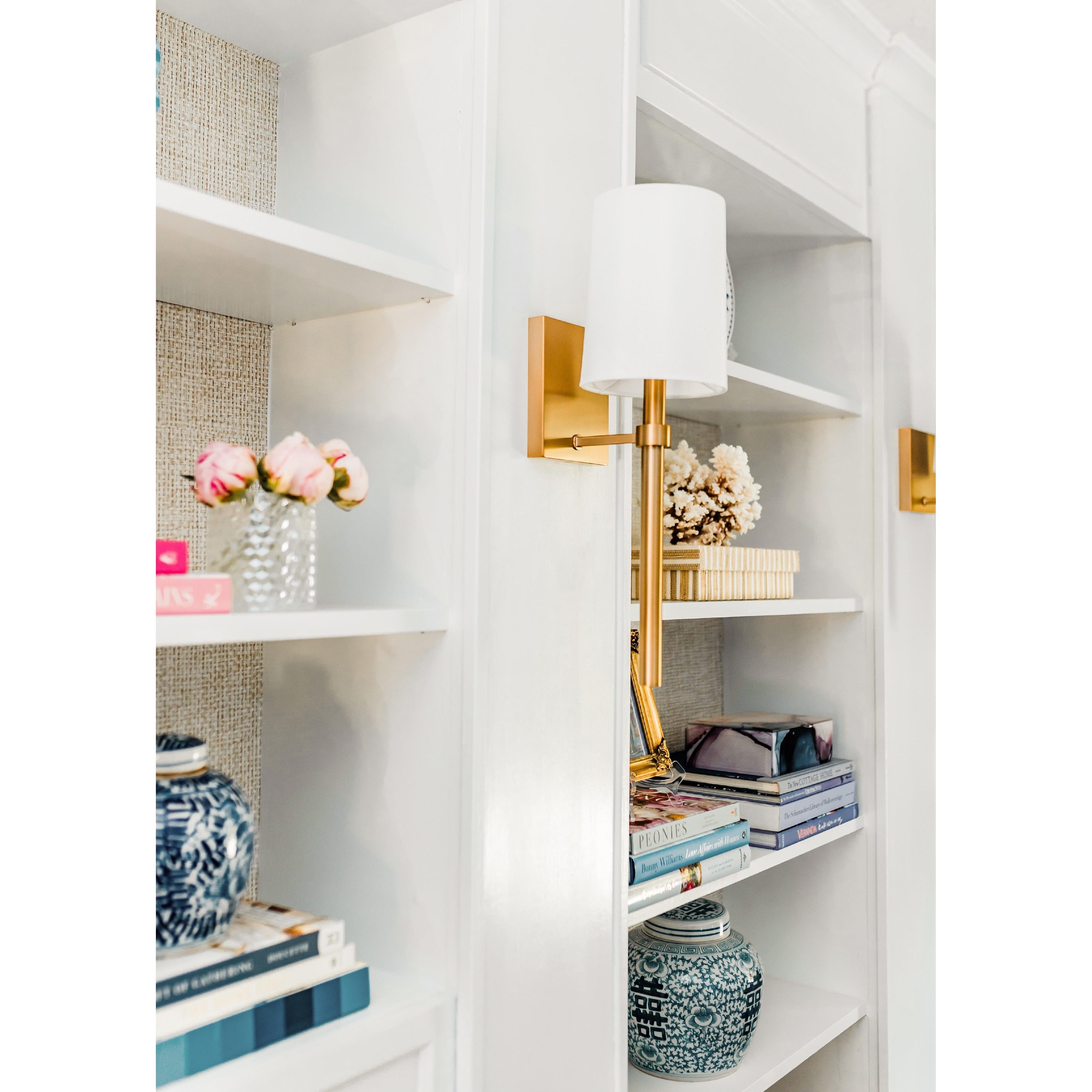 Crystorama Bromley BRO-451-VG – 5.5 Inch – 1 Light – Sconce – Vibrant Gold – Damp Rated