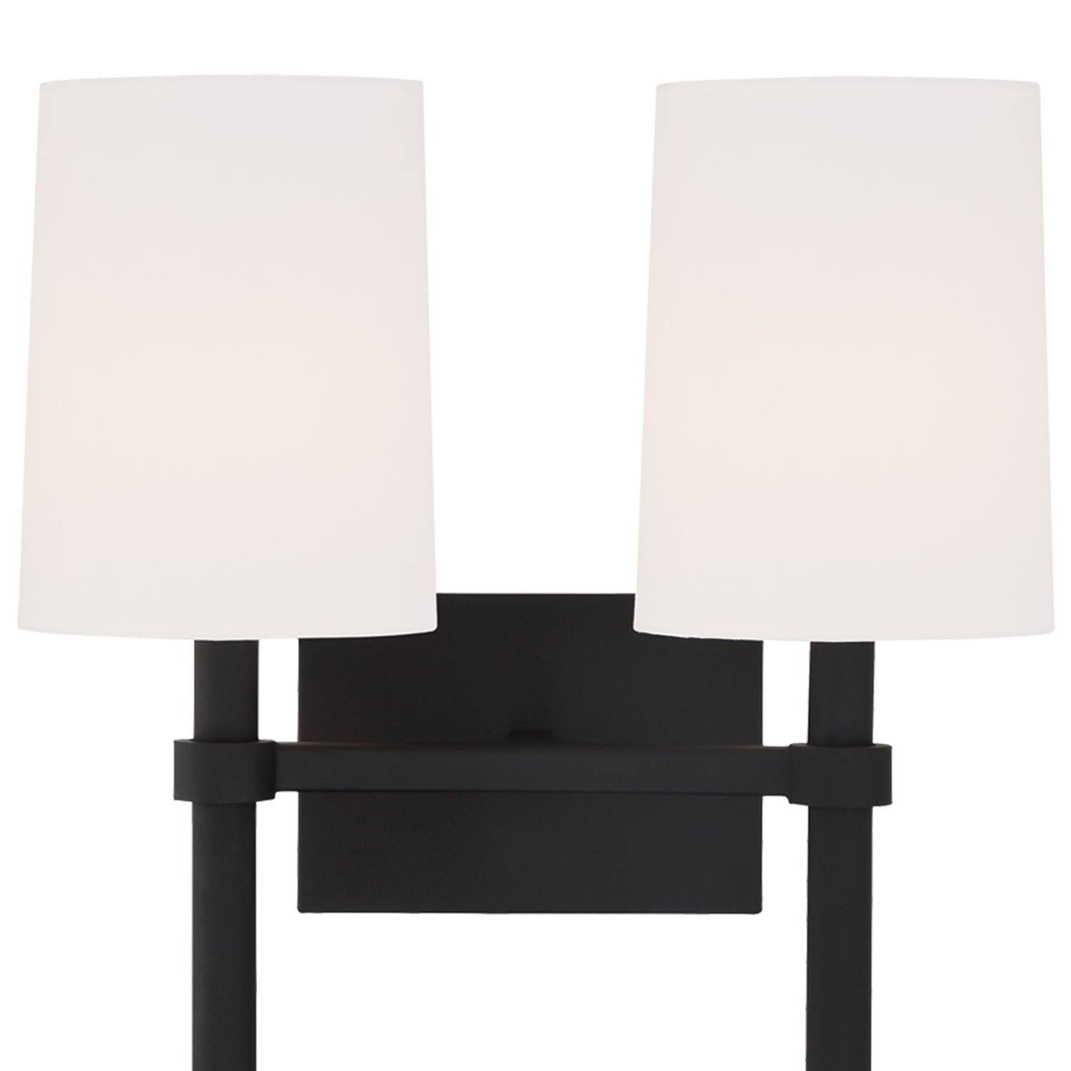 Crystorama Bromley BRO-452-BF – 13.75 Inch – 2 Light – Sconce – Black Forged – Damp Rated
