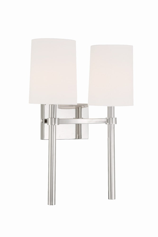 Crystorama BROMLEY BRO-452-PN Sconce Modern - Polished Nickel