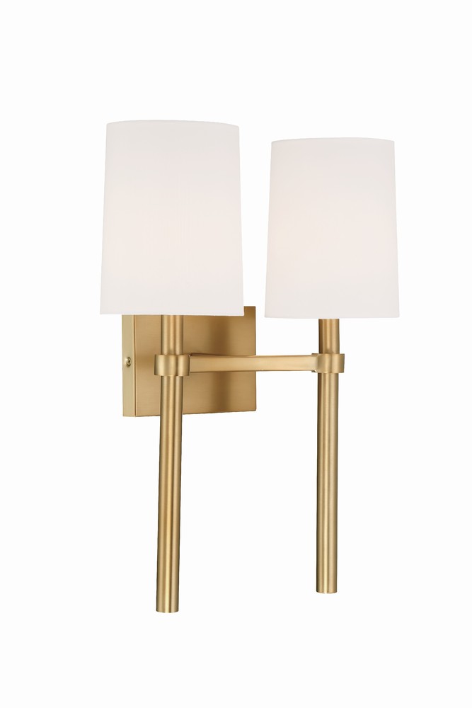 Crystorama BROMLEY BRO-452-VG Sconce Modern - Vibrant Gold