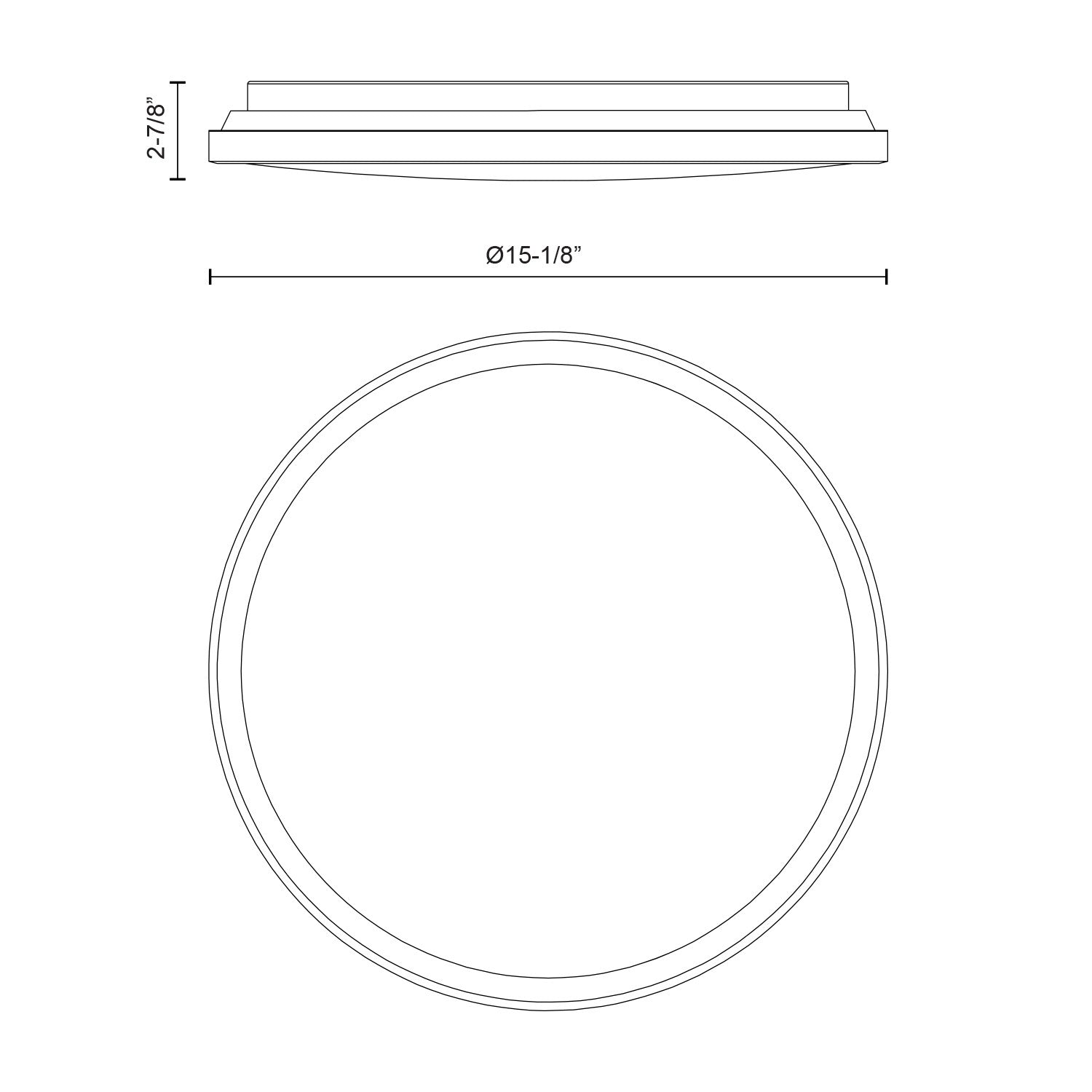 Brook 15-in Chrome LED Flush Mount