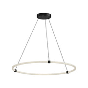 Bruni 40-in Black LED Pendant