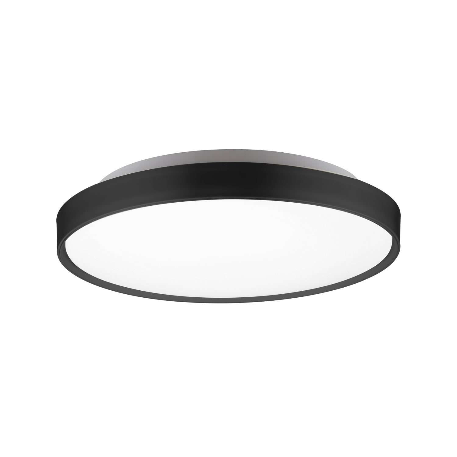 Brunswick 18-in Black LED Flush Mount