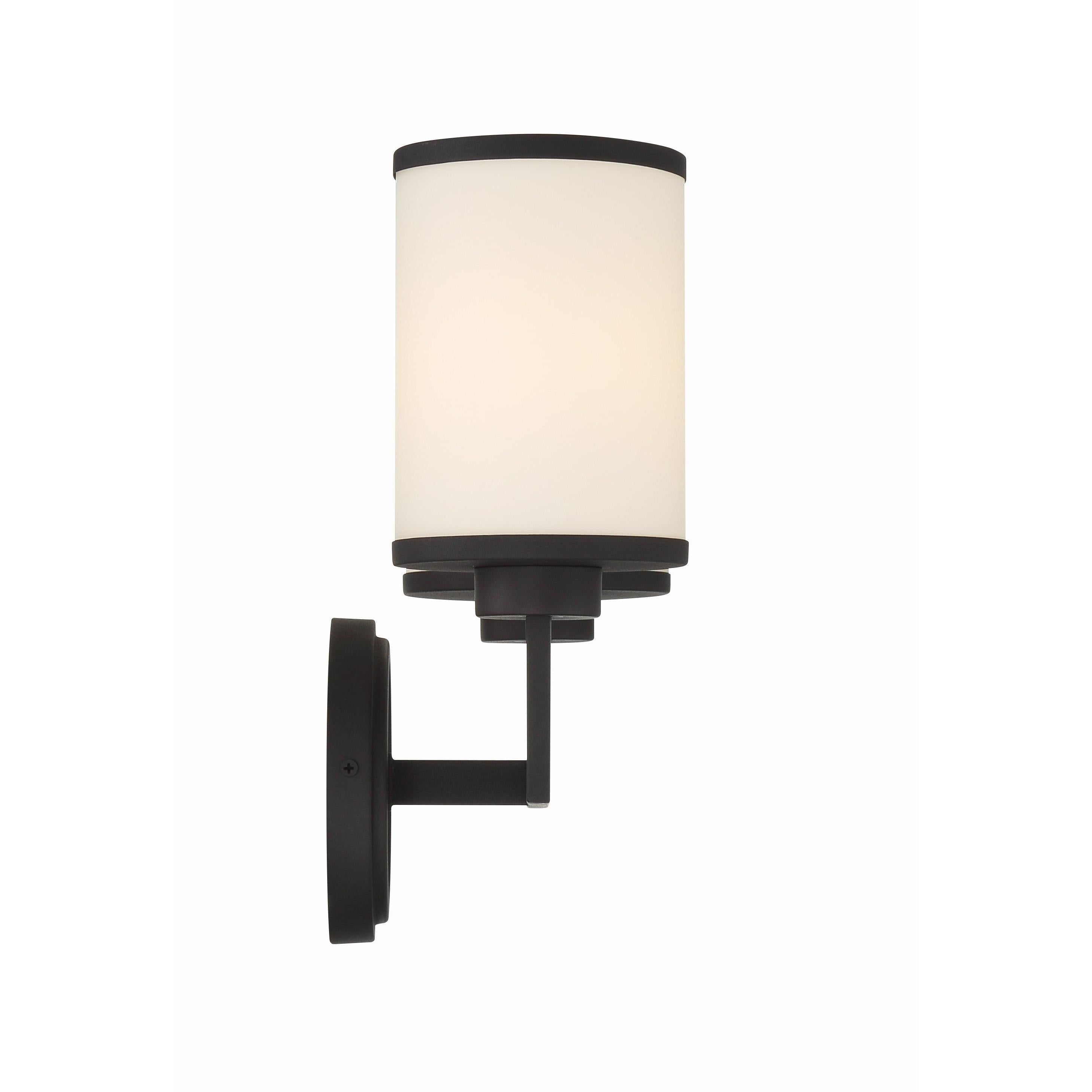 Crystorama Bryant BRY-8002-BF – 14.5 Inch – 2 Light – Sconce – Black Forged – Damp Rated