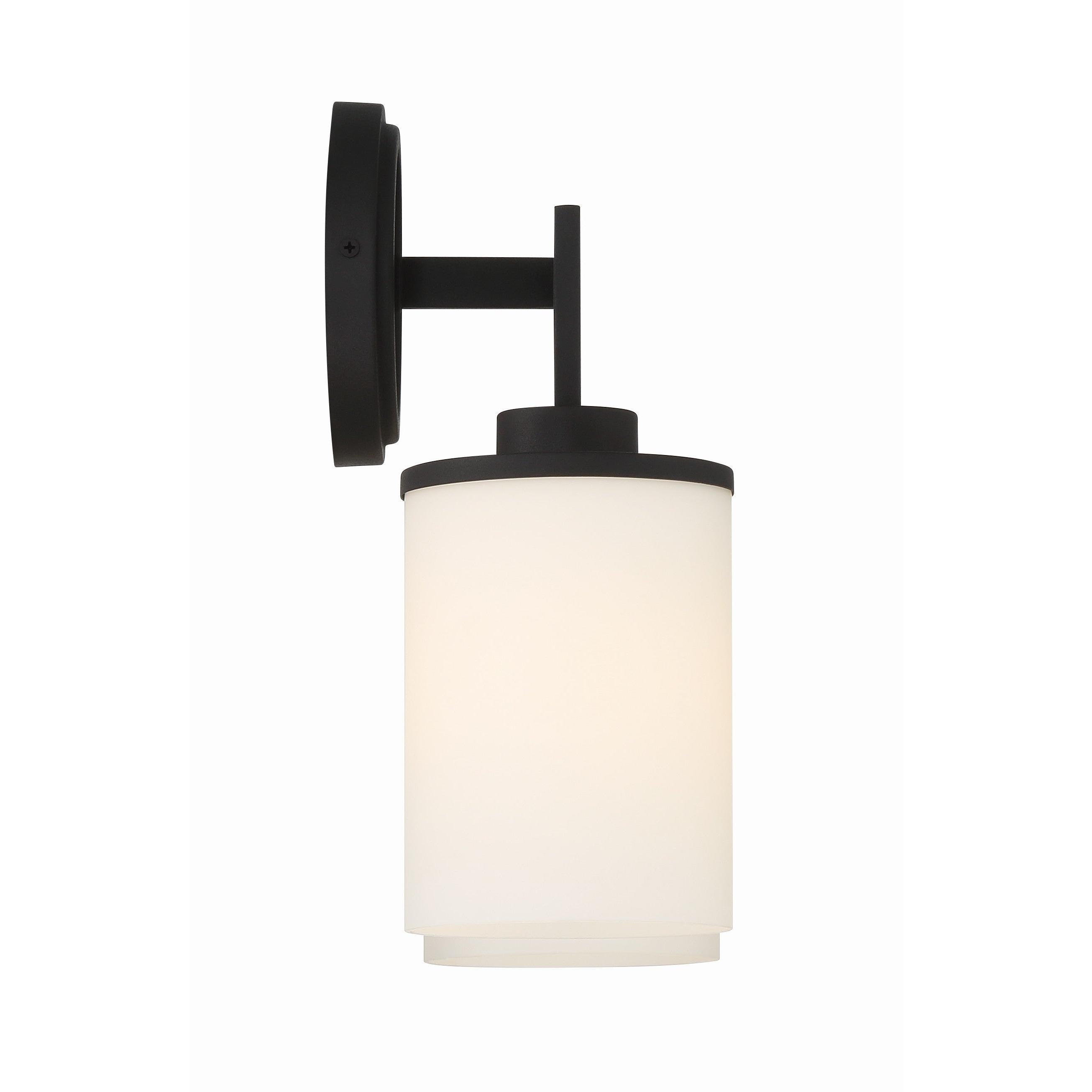 Crystorama Bryant BRY-8002-BF – 14.5 Inch – 2 Light – Sconce – Black Forged – Damp Rated