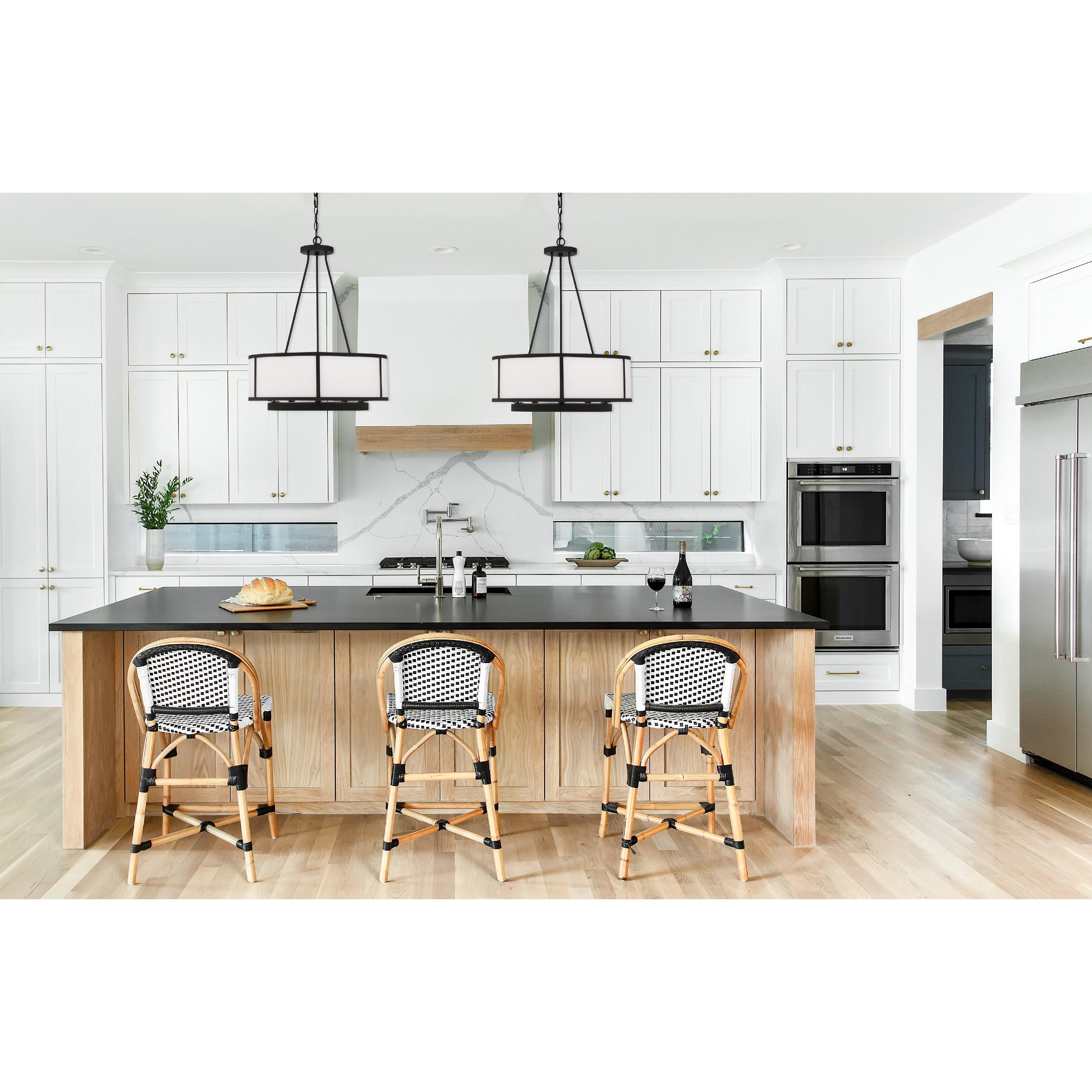 Crystorama Bryant BRY-8006-BF – 24 Inch – 6 Light – Chandelier – Black Forged – Damp Rated