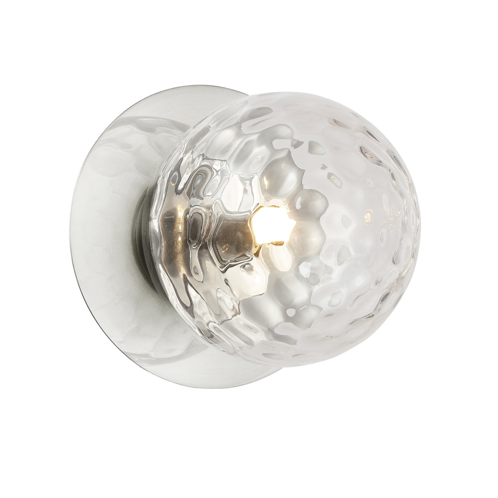 Dainolite BURLAT BUR-51W-PC-CL Sconce Contemporary - Polished Chrome