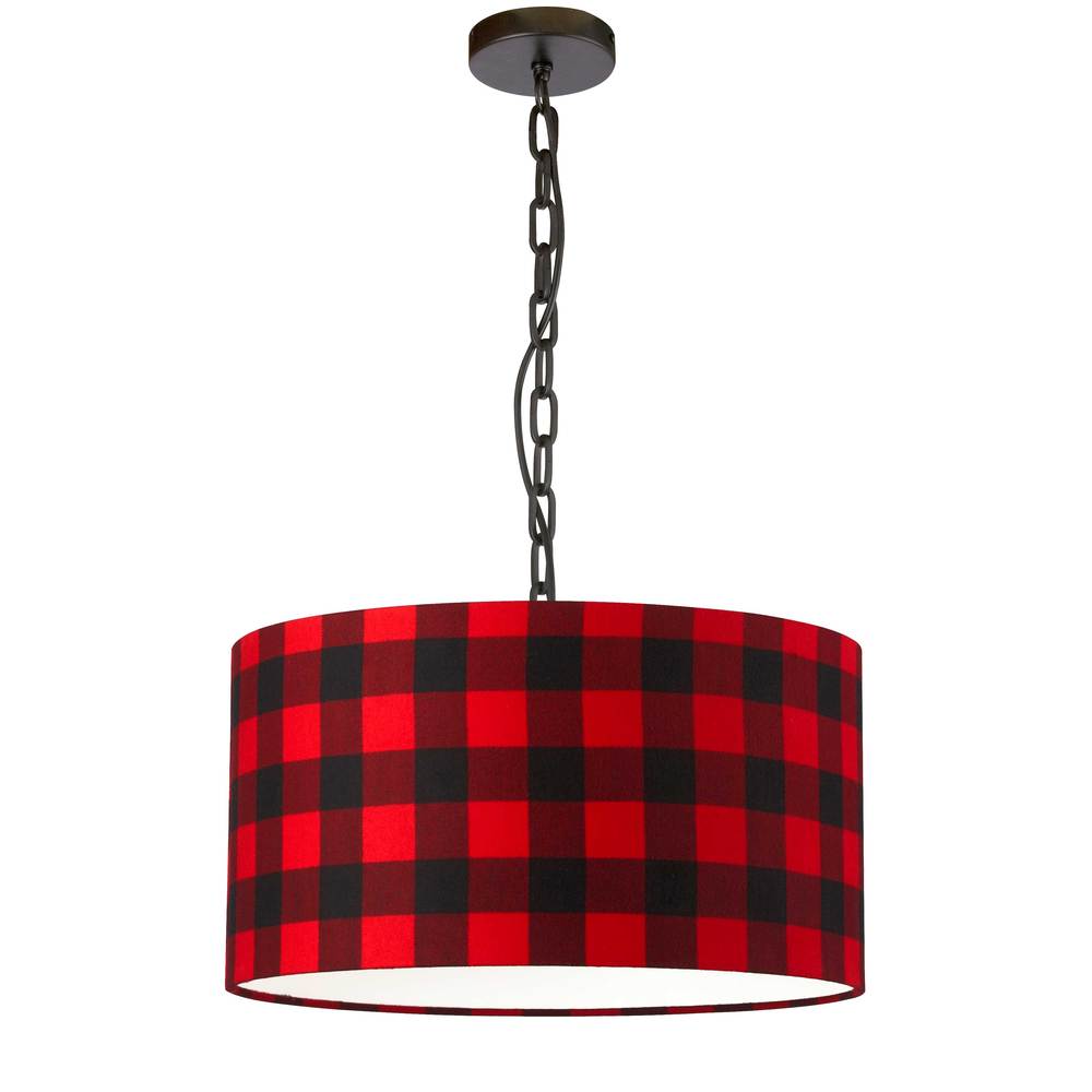 Dainolite BRAXTON BXN-M-BK-201 Pendant Transitional - Buffalo Check