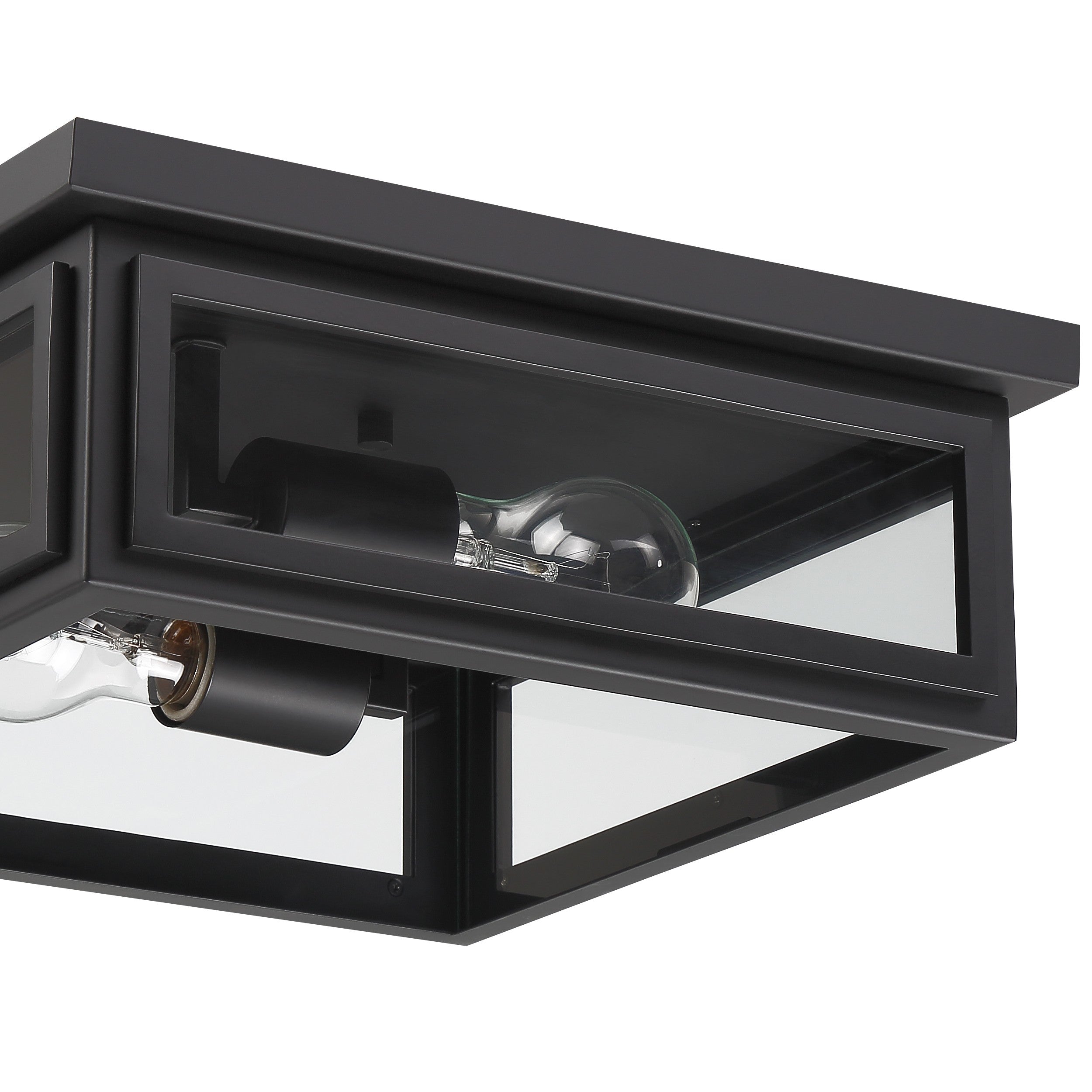 Crystorama Byron BYR-80100-MK – 12.75 Inch – 2 Light – Outdoor – Matte Black – Wet Rated