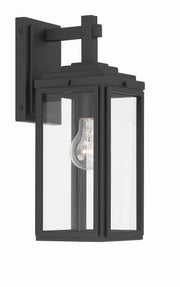 Crystorama Byron BYR-80101-MK – 5.25 Inch – 1 Light – Outdoor – Matte Black – Wet Rated