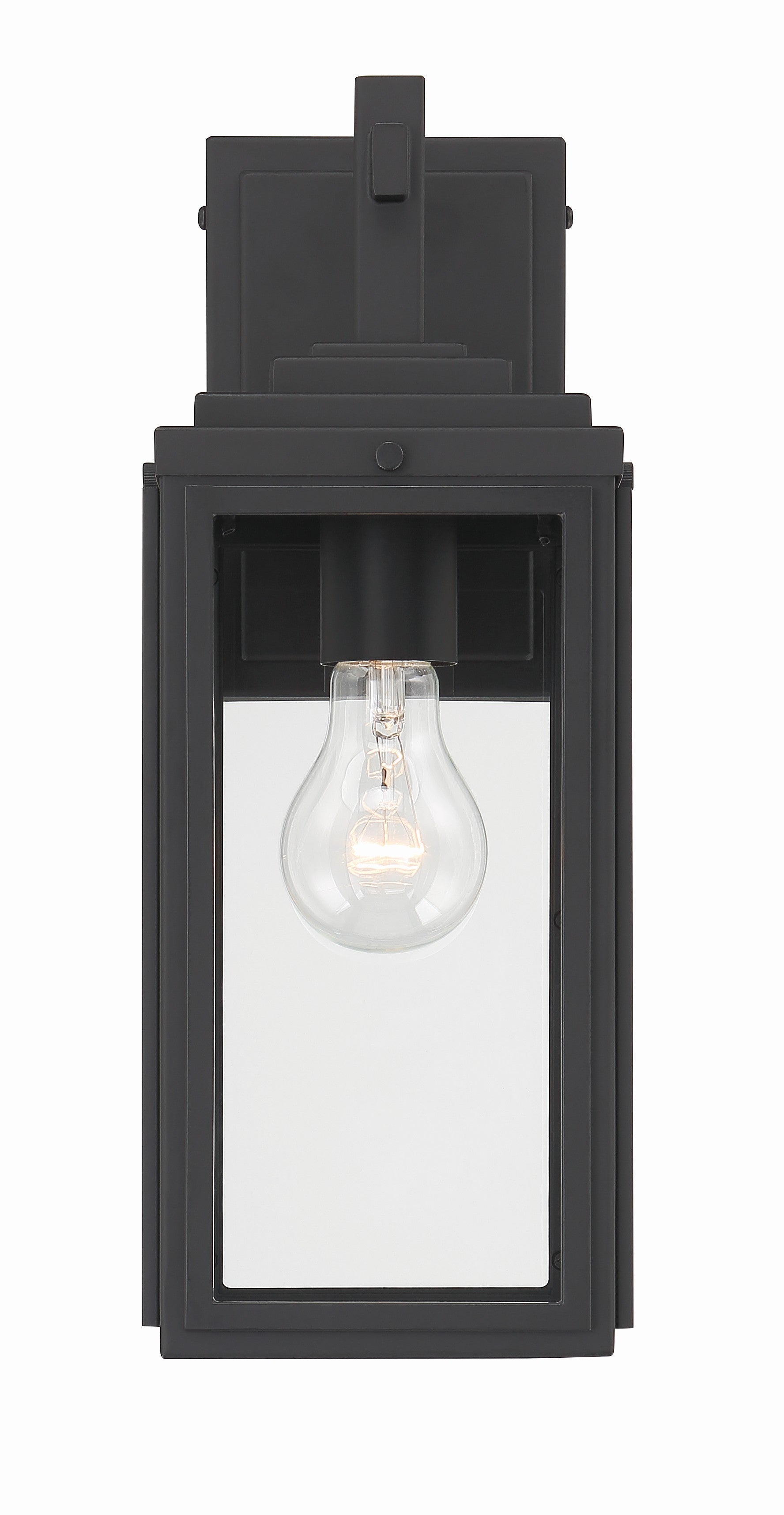 Crystorama Byron BYR-80101-MK – 5.25 Inch – 1 Light – Outdoor – Matte Black – Wet Rated