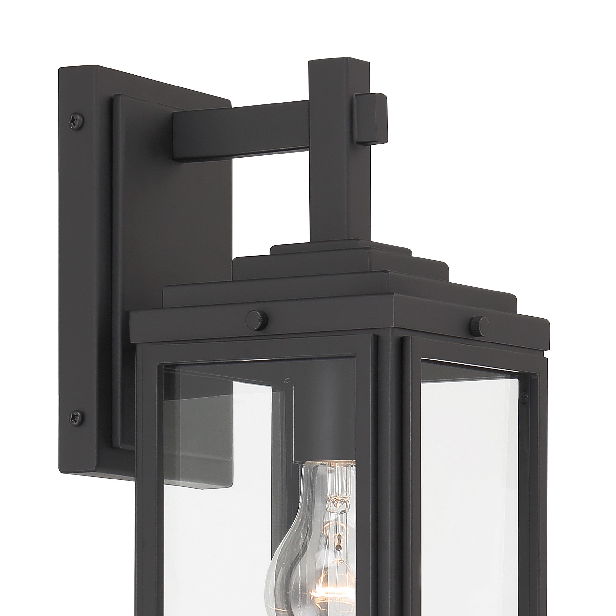 Crystorama Byron BYR-80101-MK – 5.25 Inch – 1 Light – Outdoor – Matte Black – Wet Rated