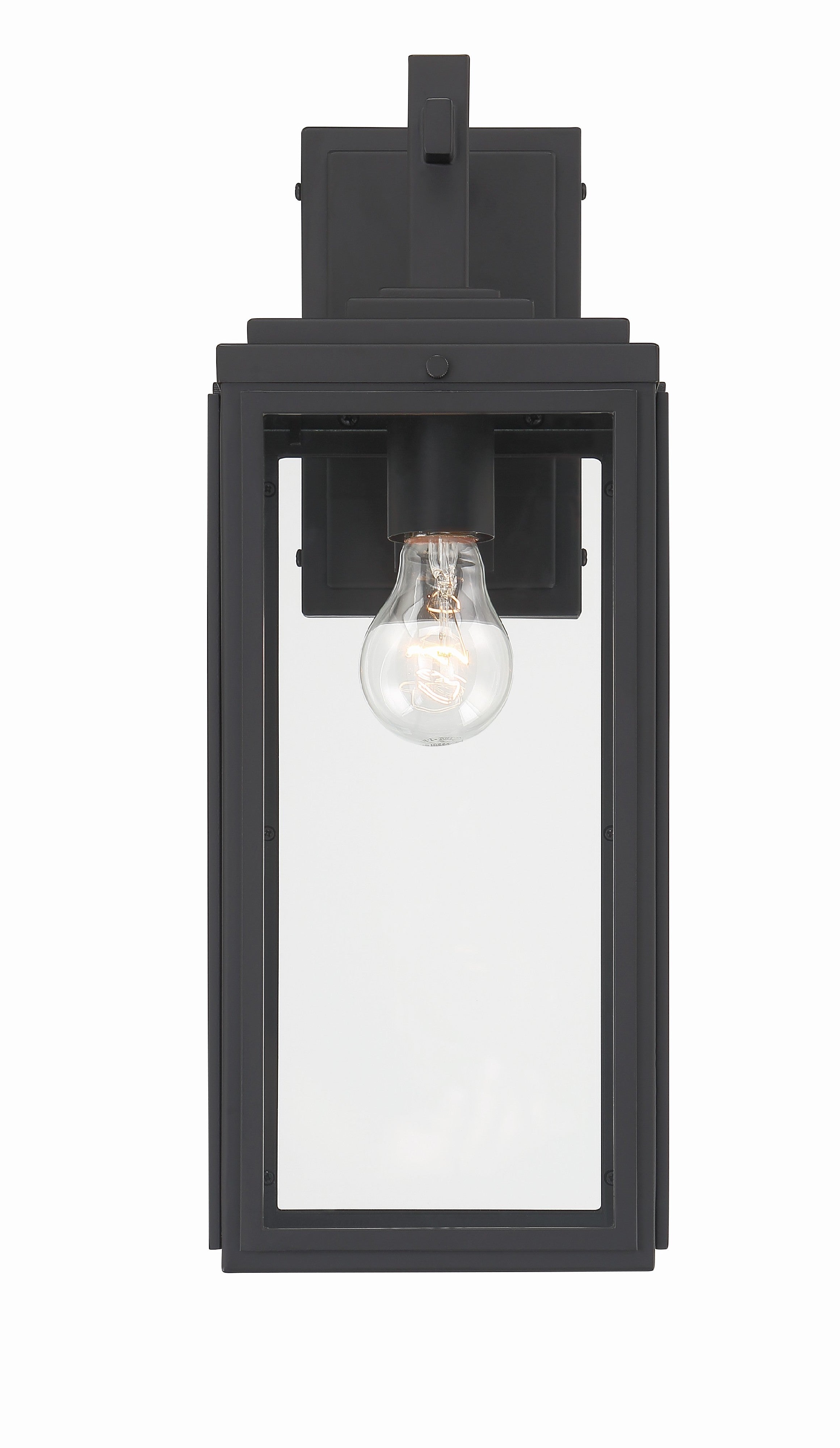 Crystorama Byron BYR-80102-MK – 6.5 Inch – 1 Light – Outdoor – Matte Black – Wet Rated