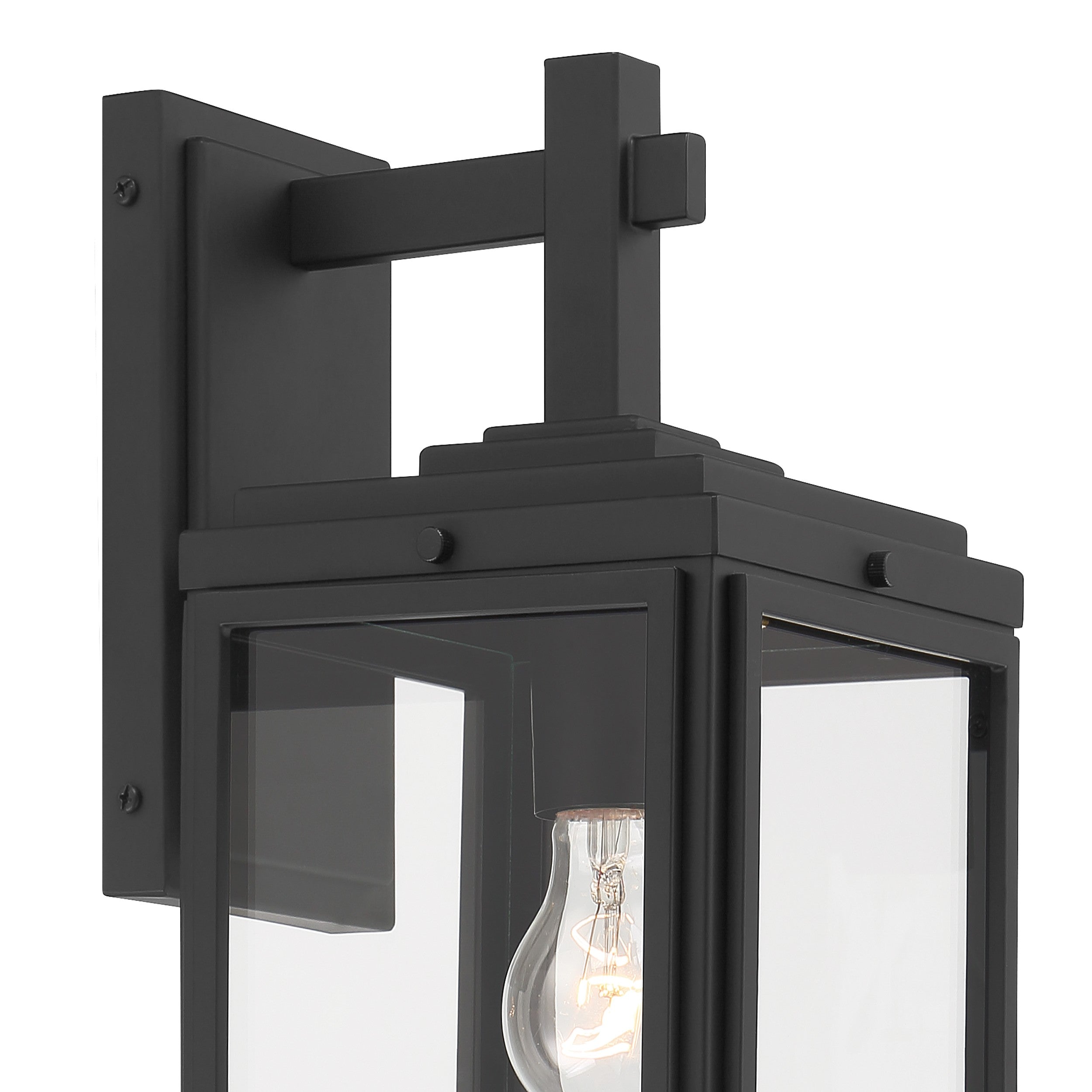 Crystorama Byron BYR-80102-MK – 6.5 Inch – 1 Light – Outdoor – Matte Black – Wet Rated