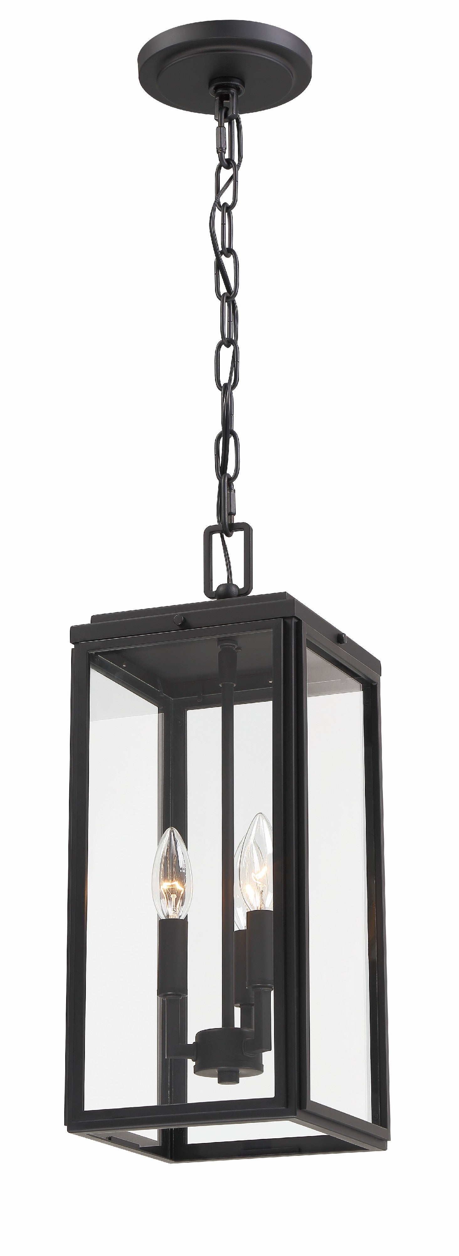Crystorama Byron BYR-80105-MK – 7.5 Inch – 3 Light – Outdoor – Matte Black – Wet Rated