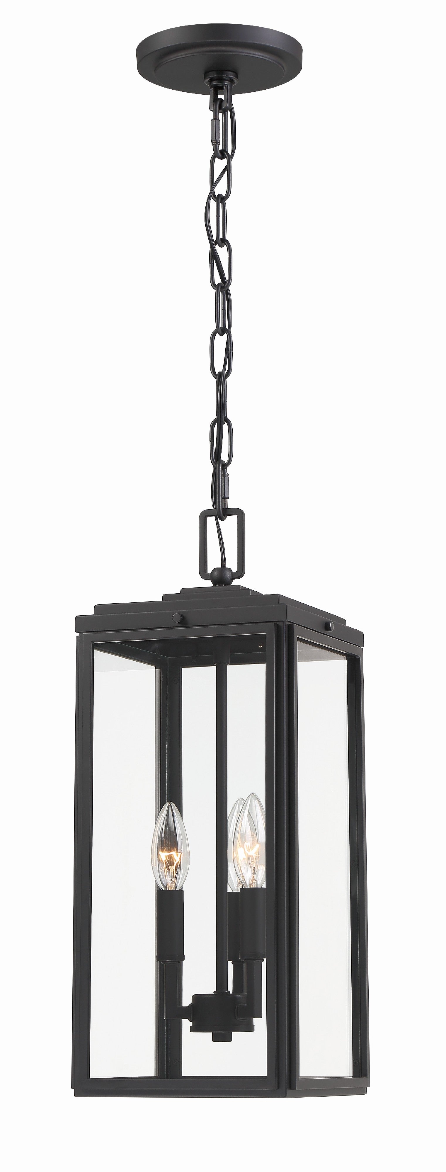 Crystorama Byron BYR-80105-MK – 7.5 Inch – 3 Light – Outdoor – Matte Black – Wet Rated