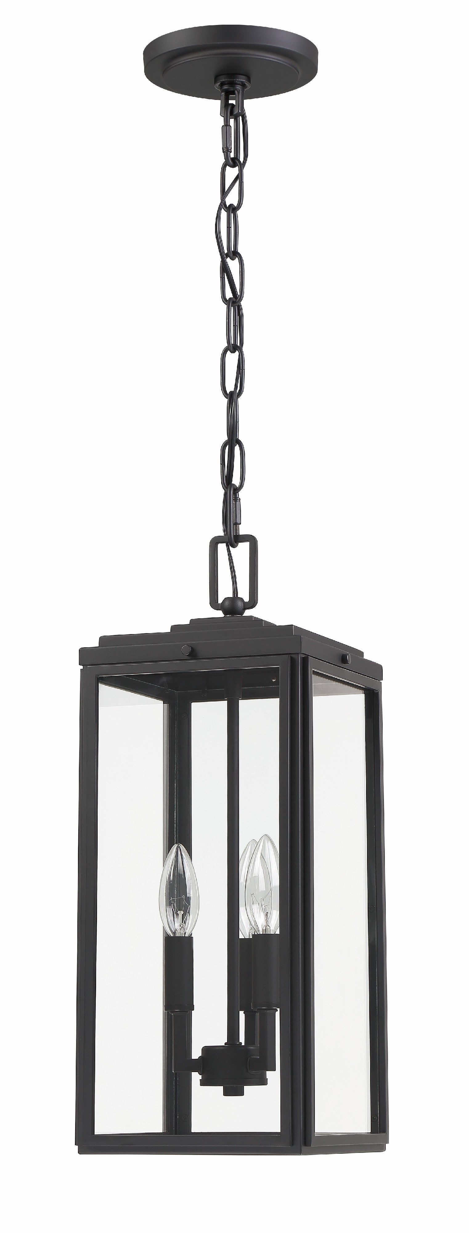 Crystorama Byron BYR-80105-MK – 7.5 Inch – 3 Light – Outdoor – Matte Black – Wet Rated