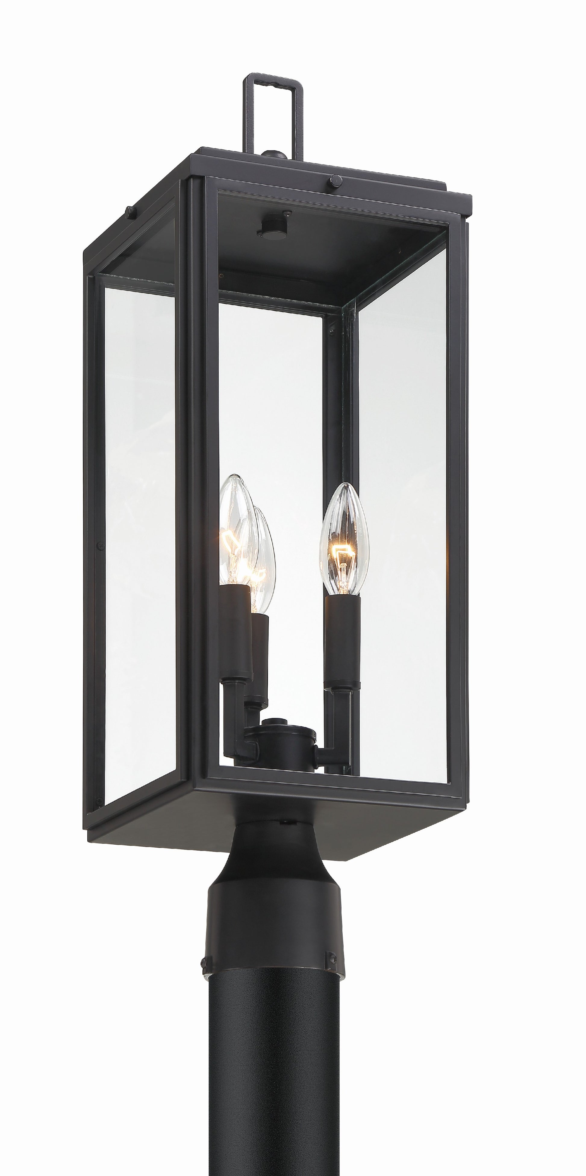 Crystorama Byron BYR-80109-MK – 7.5 Inch – 3 Light – Outdoor – Matte Black – Wet Rated