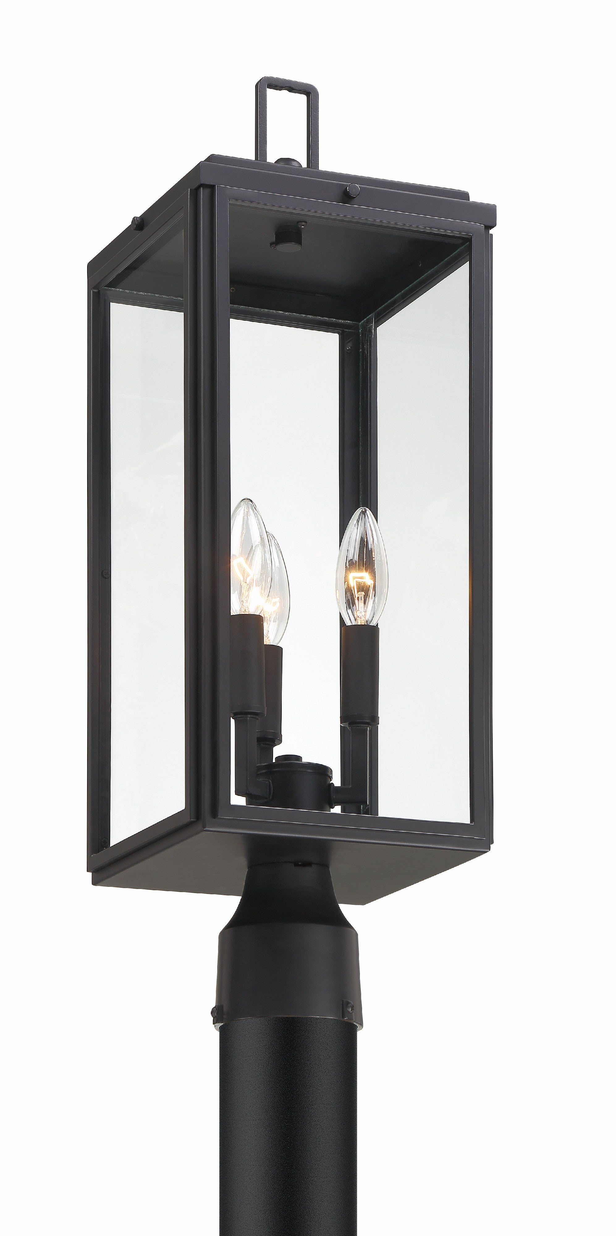 Crystorama Byron BYR-80109-MK – 7.5 Inch – 3 Light – Outdoor – Matte Black – Wet Rated