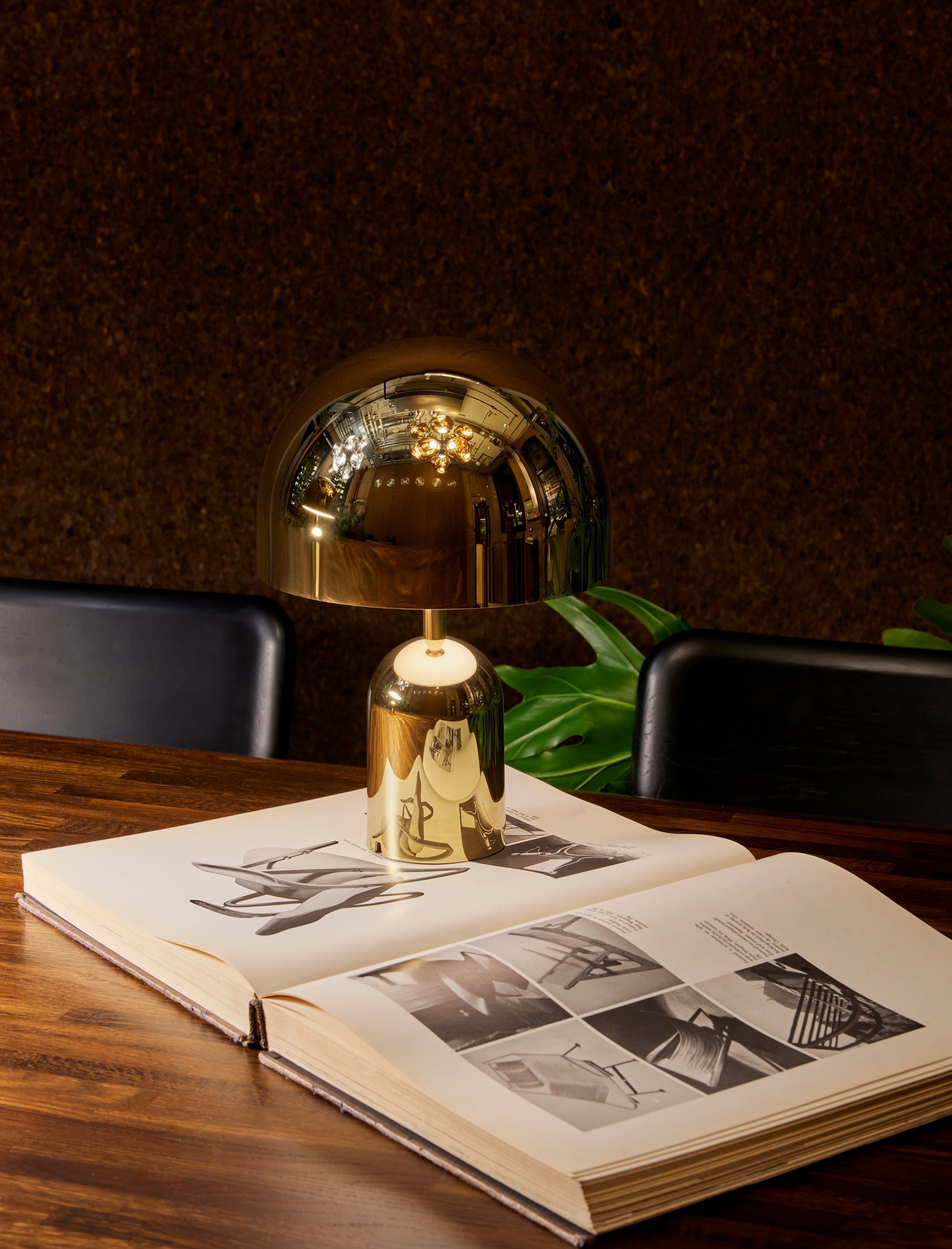 Bell Portable Rechargeable Cordless LED Table Lamp - Gold