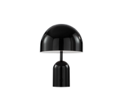 Bell Portable Rechargeable Cordless LED Table Lamp - Black