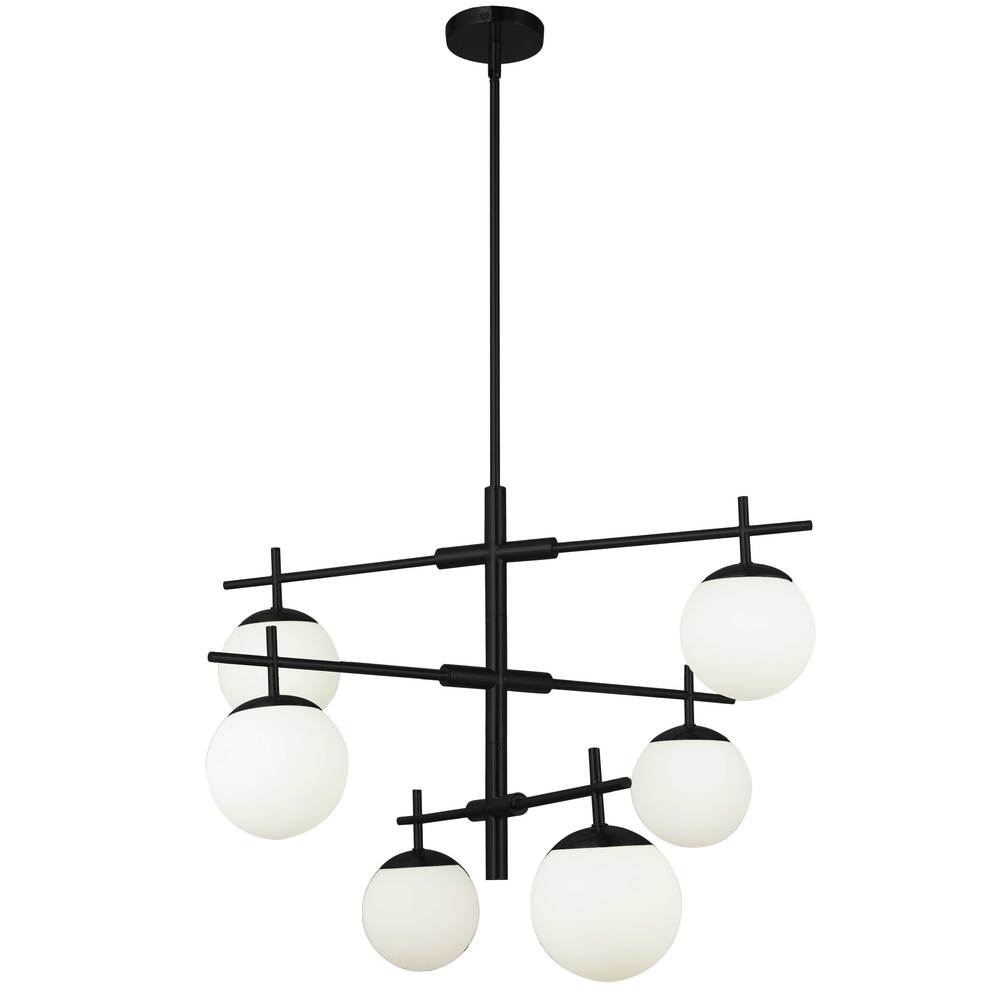 Dainolite CAE-306C-MB Chandelier Contemporary - Matte Black