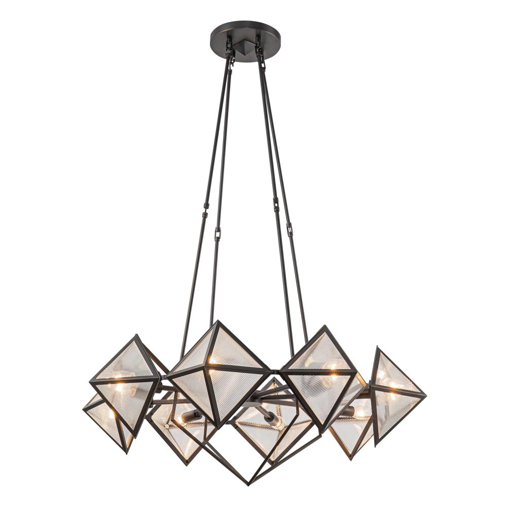 Alora Lighting CAIRO CH332830UBCR Chandelier - Urban Bronze