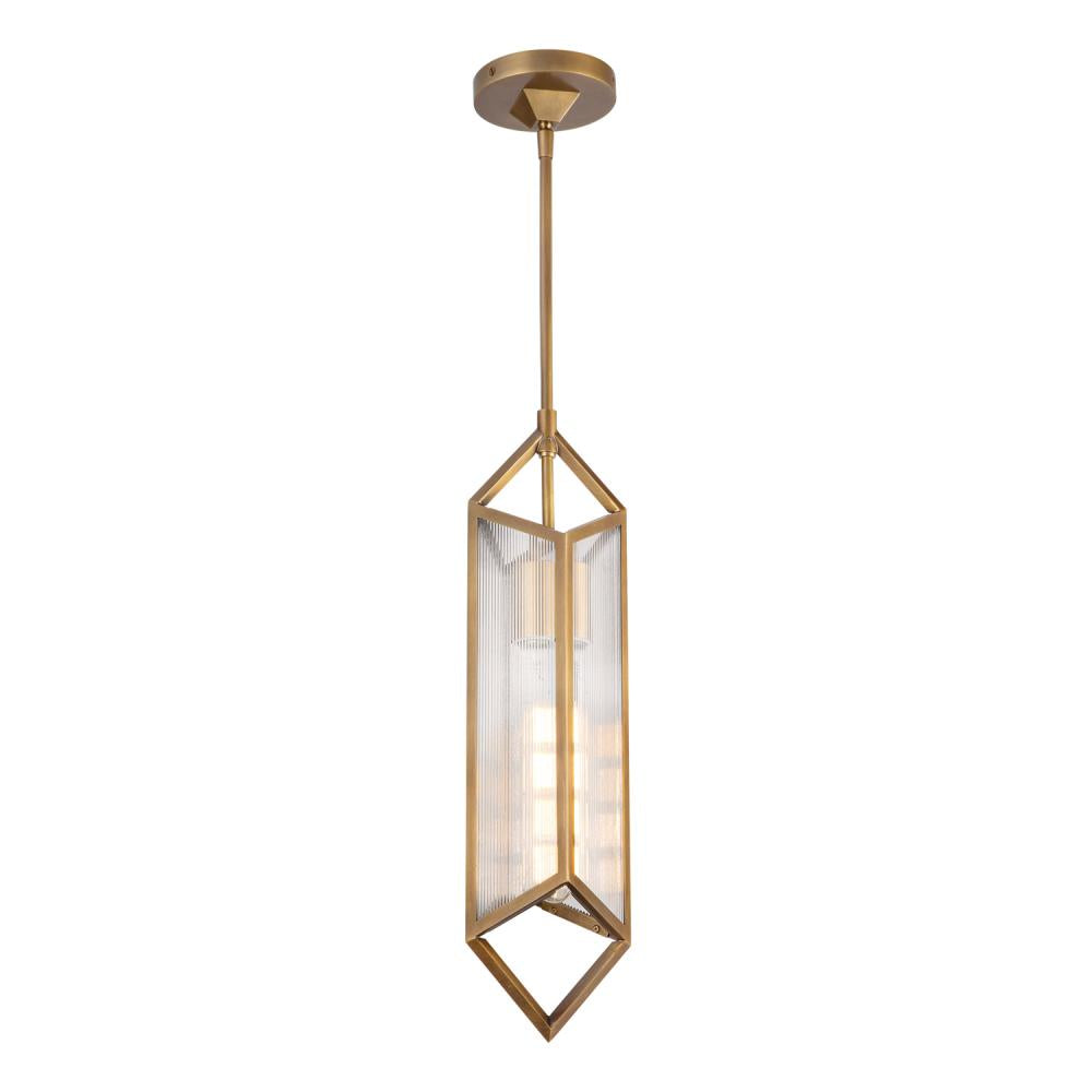 Alora Lighting CAIRO PD332119VBCR Pendant - Vintage Brass