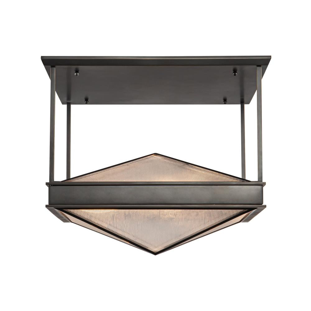 Alora Lighting CAIRO SF332919UBCR Flush Mount - Urban Bronze