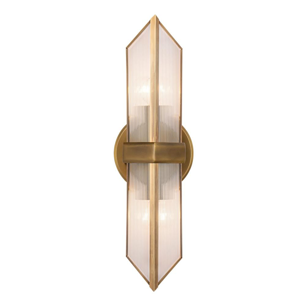 Alora Lighting CAIRO WV332815VBCR Bathroom Fixture - Vintage Brass